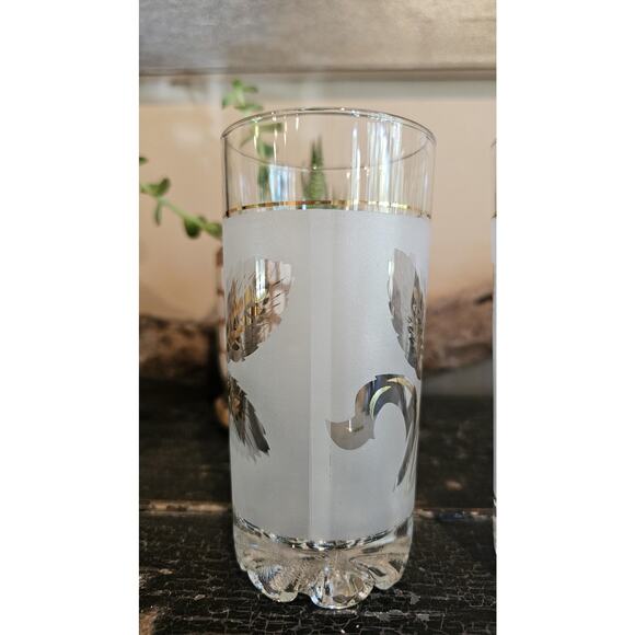 Mid Century Italian Pitcher and High Ball Glass 6 Piece Set - Picture 4 of 6